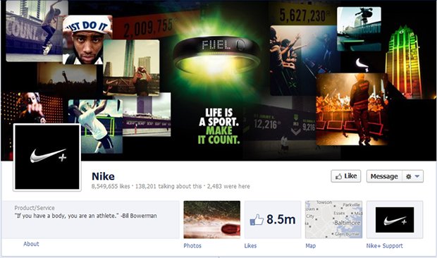 Nike fan page