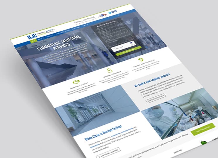 cleaning company website